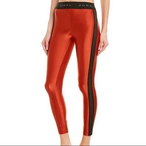 KORAL Atom Mid Rise Studded Side Leggings